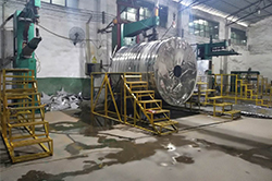 圓形水箱生產現場一