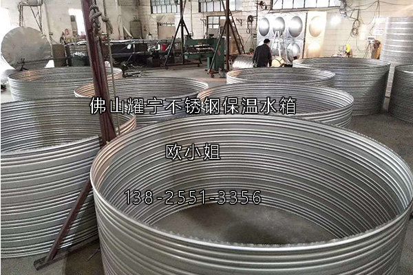 耀寧不鏽鋼水箱廠家加工車間