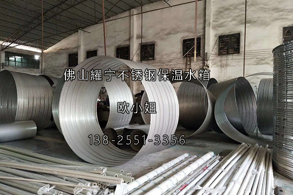 耀寧不鏽鋼水箱廠家廠房一角