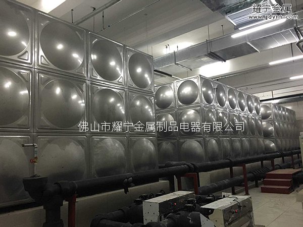 惠州本田會社宿舍熱水工程不鏽鋼保溫水箱