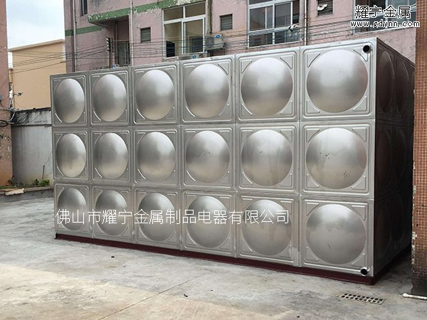 深圳龍華阪田金田花園管網工程不鏽鋼消防水箱